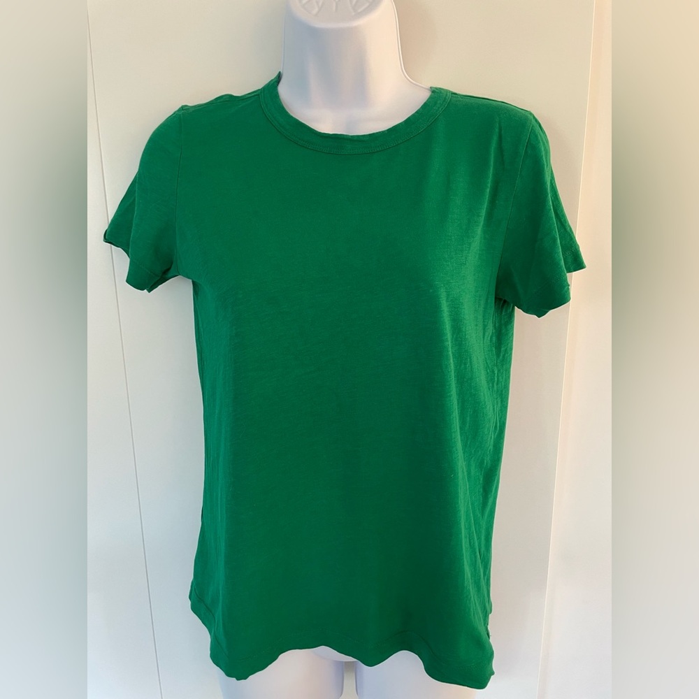 LOFT Vibrant Green Vintage Soft Tee